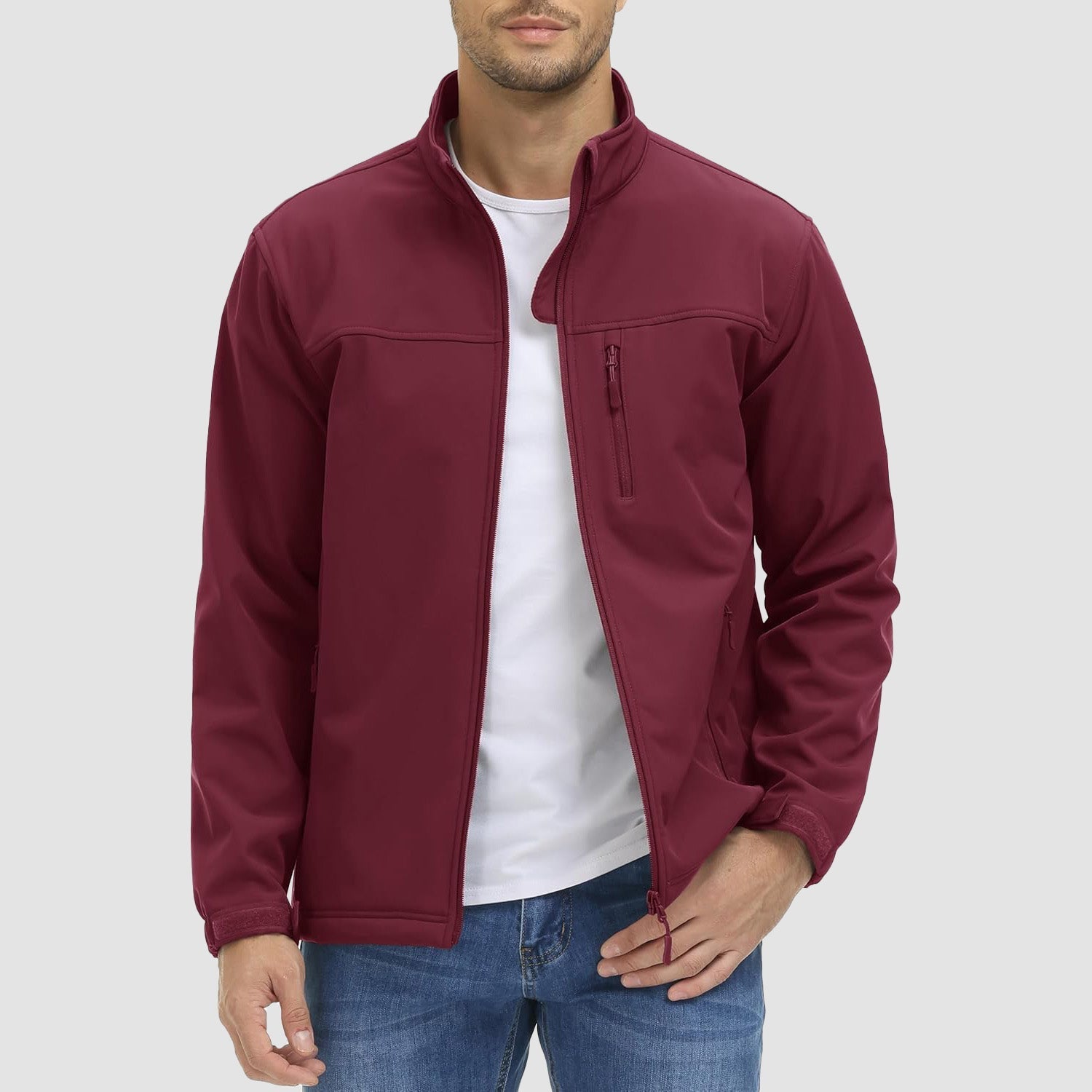 Men's Tactical Fleece - Lined Soft Shell Winter Jacket - veyora