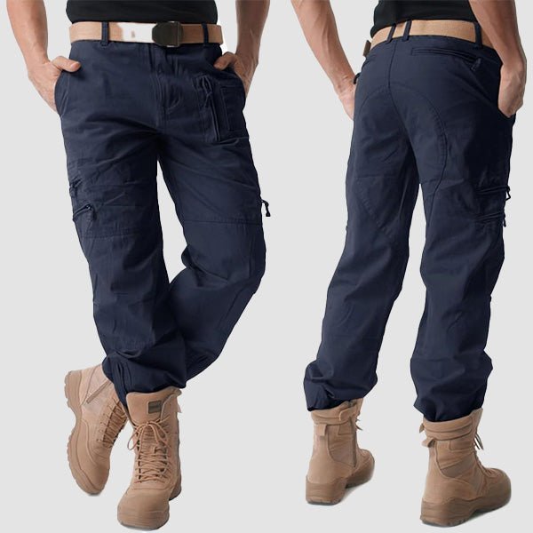 Men's Tactical Cargo Pants with 9 Pockets for Hiking - veyora