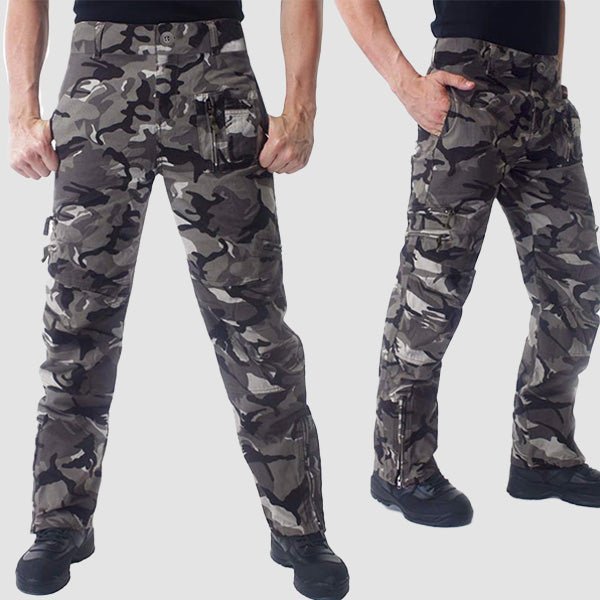 Men's Tactical Cargo Pants with 9 Pockets for Hiking - veyora
