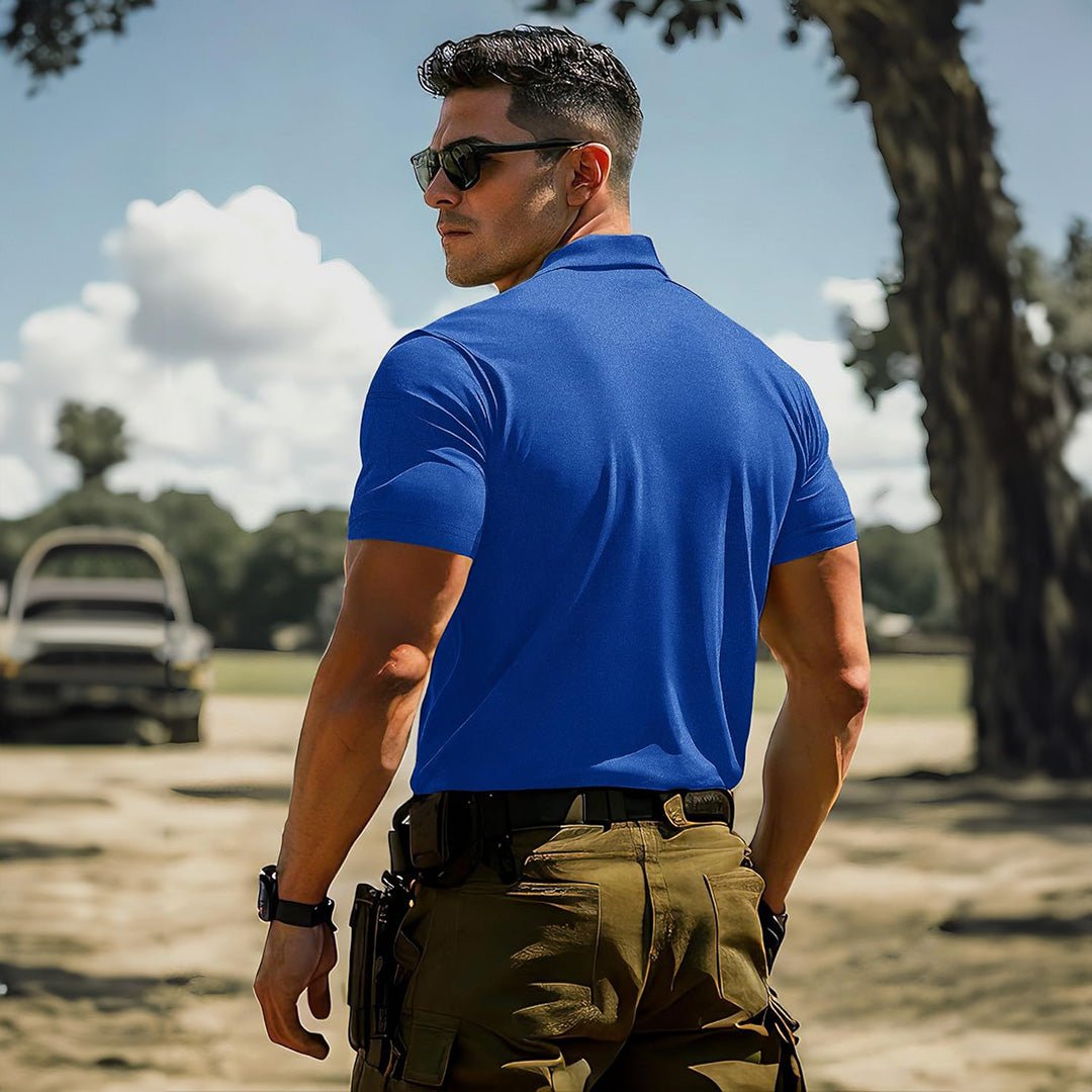 【New In】Men's Tactical Polo Shirt – UPF 50+ Quick Dry Performance