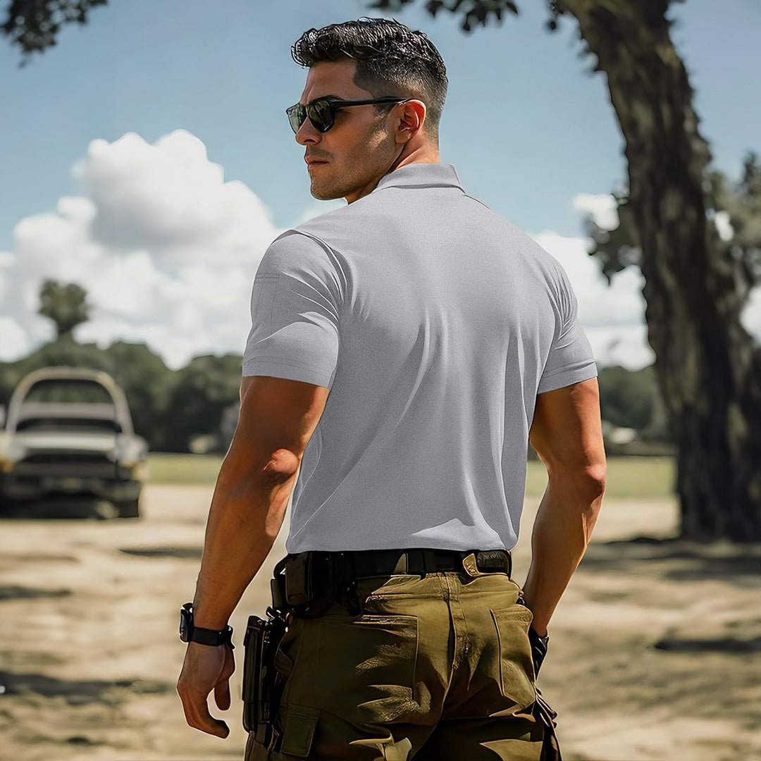 【New In】Men's Tactical Polo Shirt – UPF 50+ Quick Dry Performance