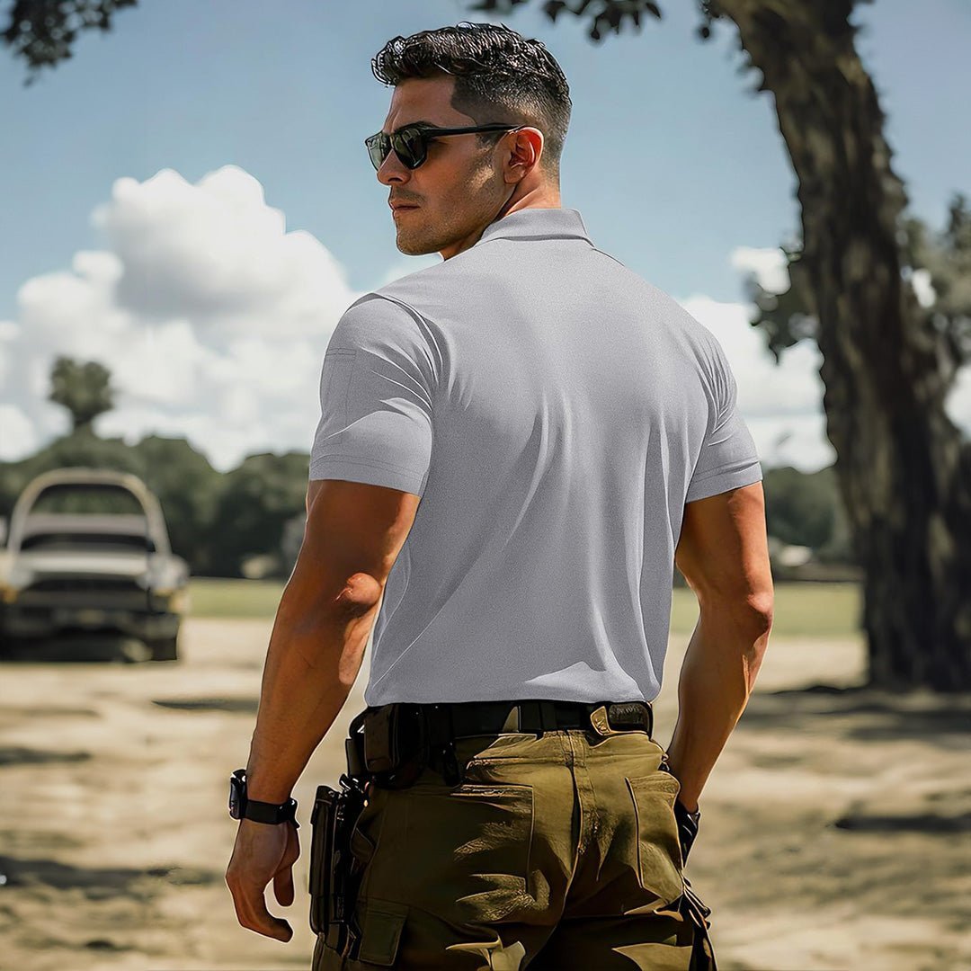 【New In】Men's Tactical Polo Shirt – UPF 50+ Quick Dry Performance - veyora