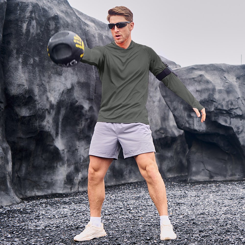 Men's UPF 50+ Hooded Fishing Shirts | Sun Protection - veyora
