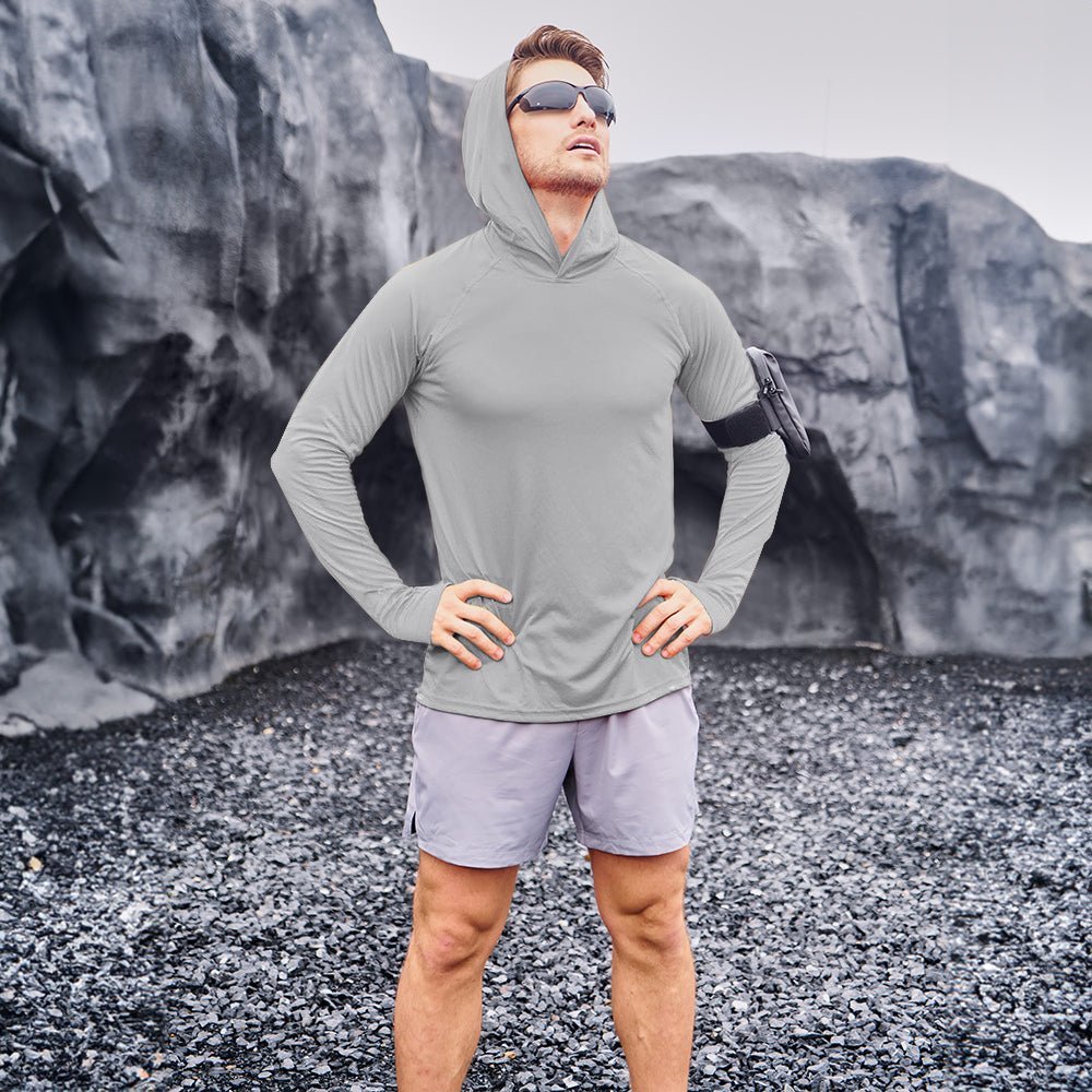 Men's UPF 50+ Hooded Fishing Shirts | Sun Protection - veyora