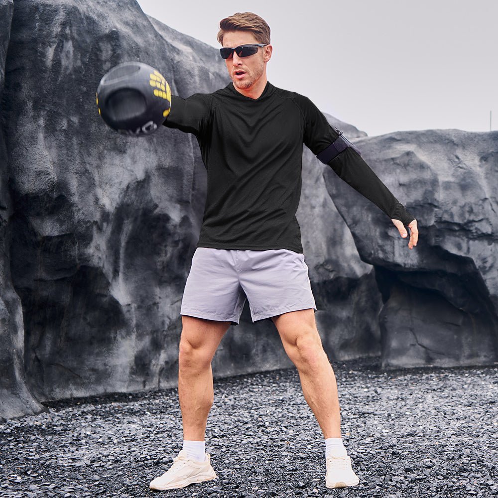 Men's UPF 50+ Hooded Fishing Shirts | Sun Protection - veyora