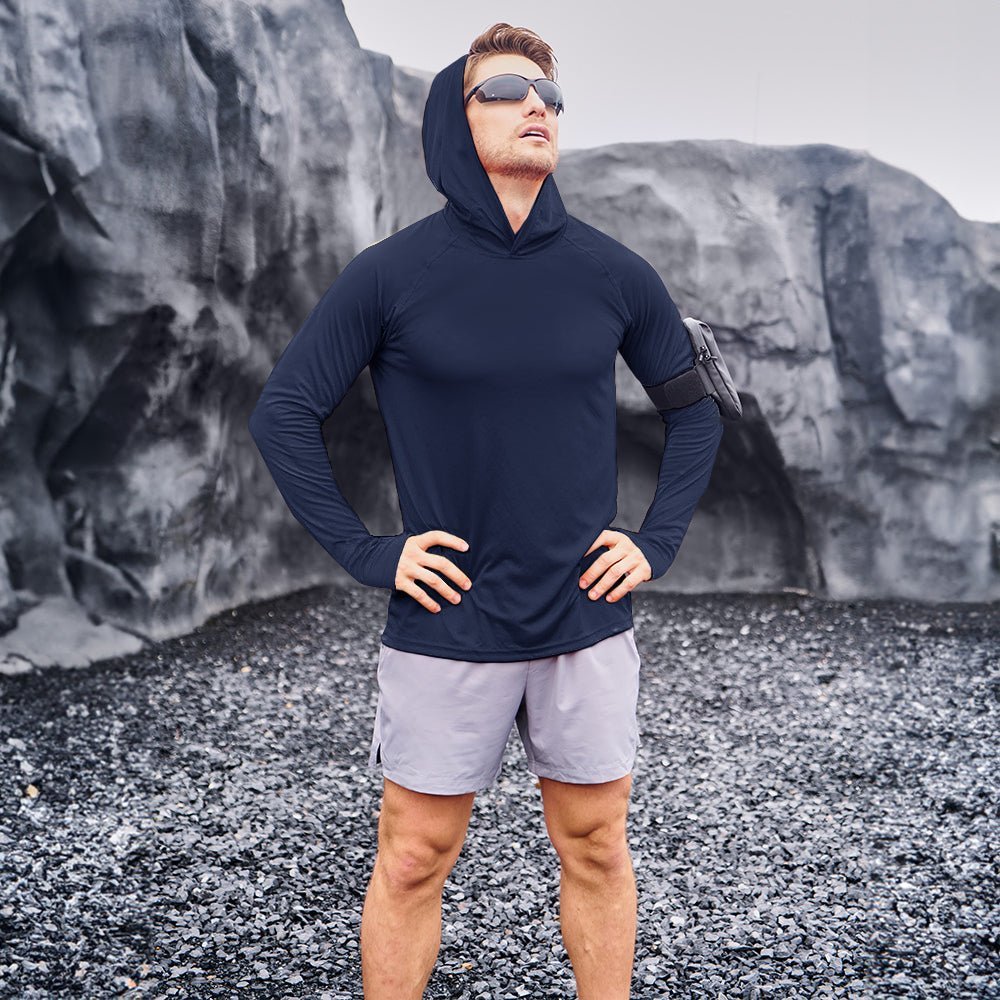 Men's UPF 50+ Hooded Fishing Shirts | Sun Protection - veyora