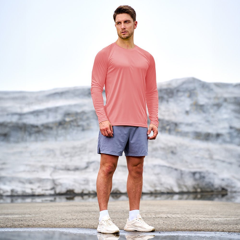 Men's UPF 50+ Quick Dry Shirt - Sun Protection for Hiking - veyora