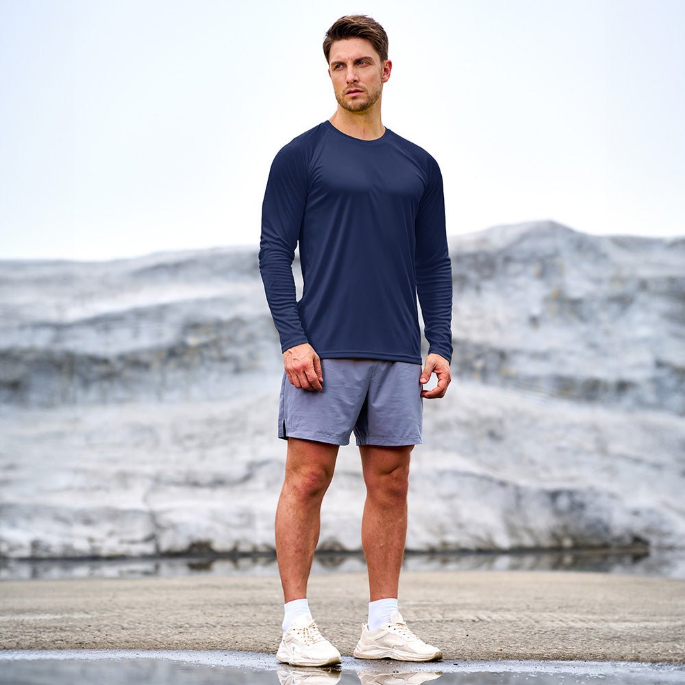 Men's UPF 50+ Quick Dry Shirt - Sun Protection for Hiking