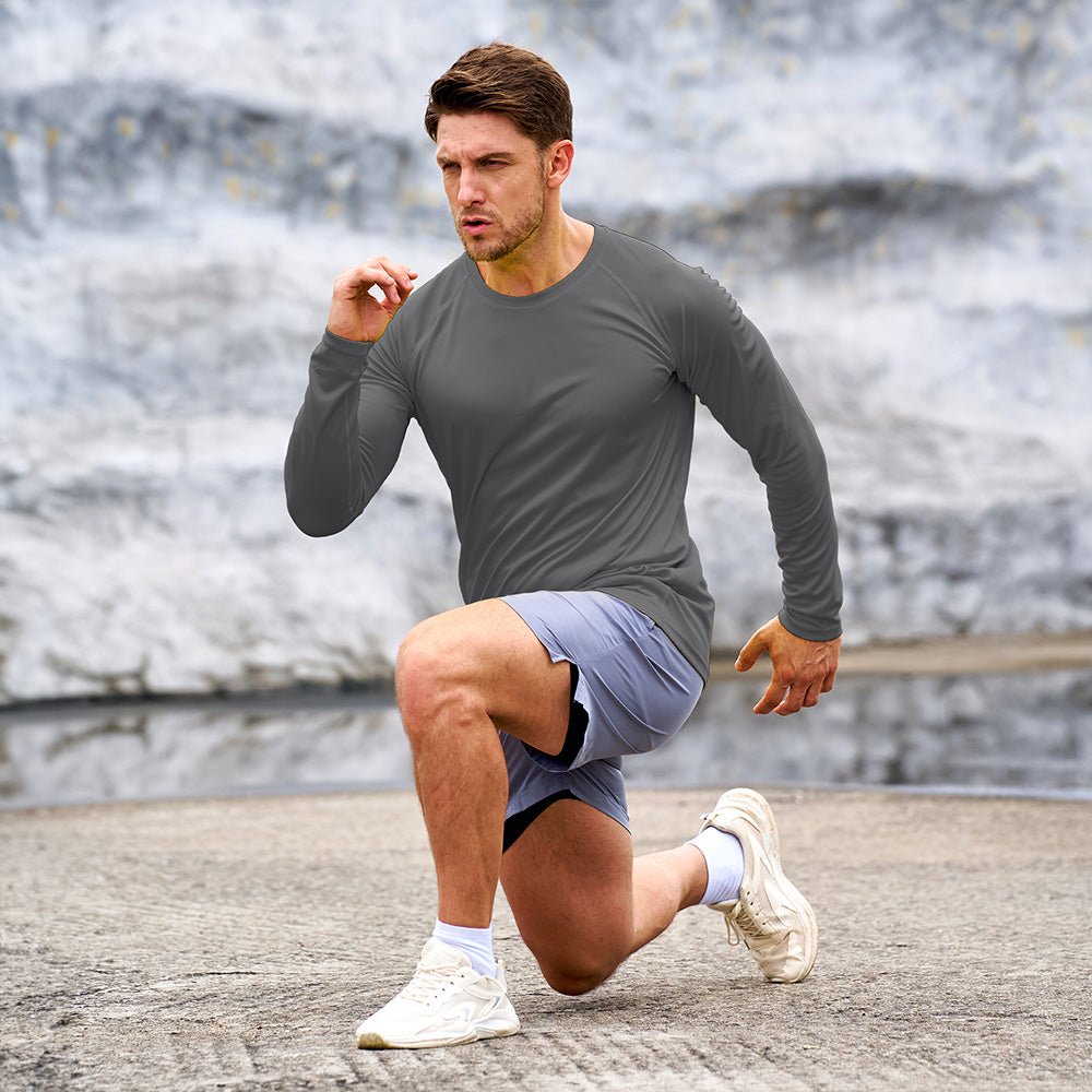 Men's UPF 50+ Quick Dry Shirt - Sun Protection for Hiking