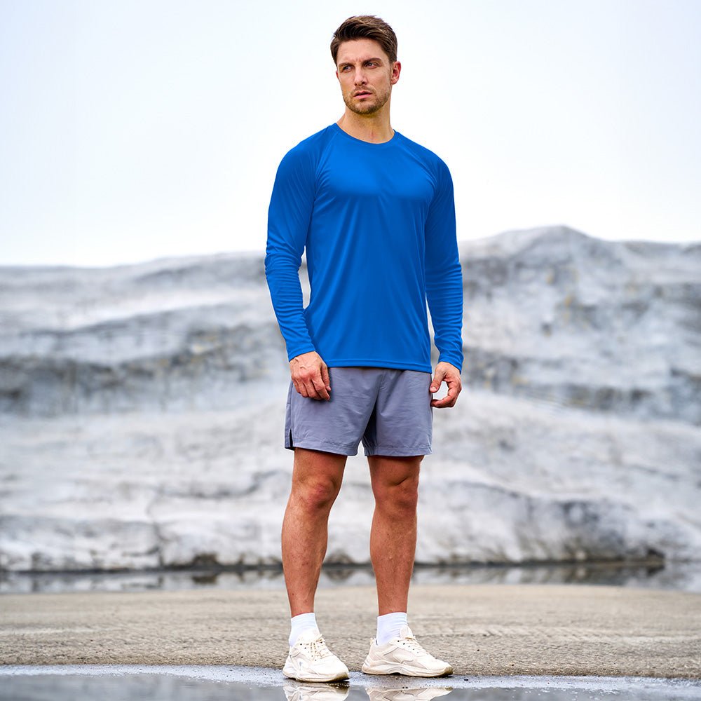 Men's UPF 50+ Quick Dry Shirt - Sun Protection for Hiking