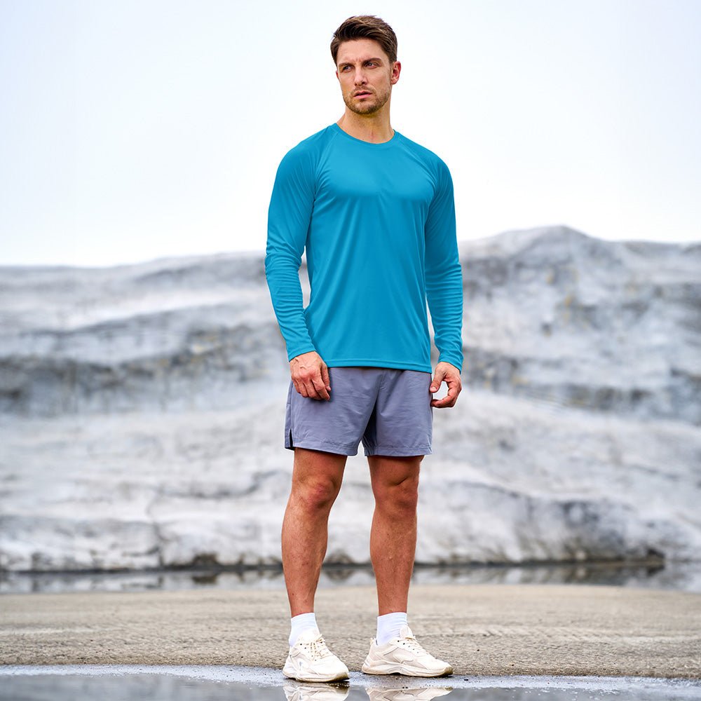 Men's UPF 50+ Quick Dry Shirt - Sun Protection for Hiking