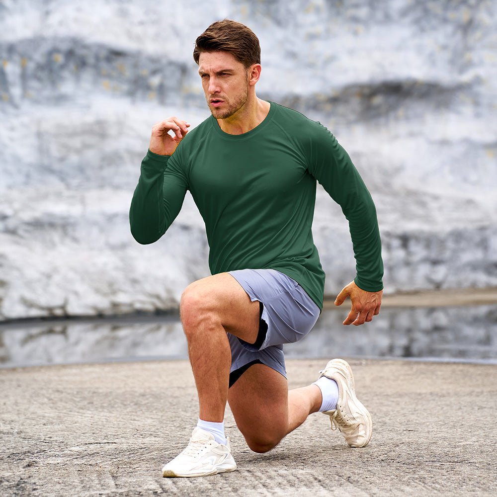 Men's UPF 50+ Quick Dry Shirt - Sun Protection for Hiking