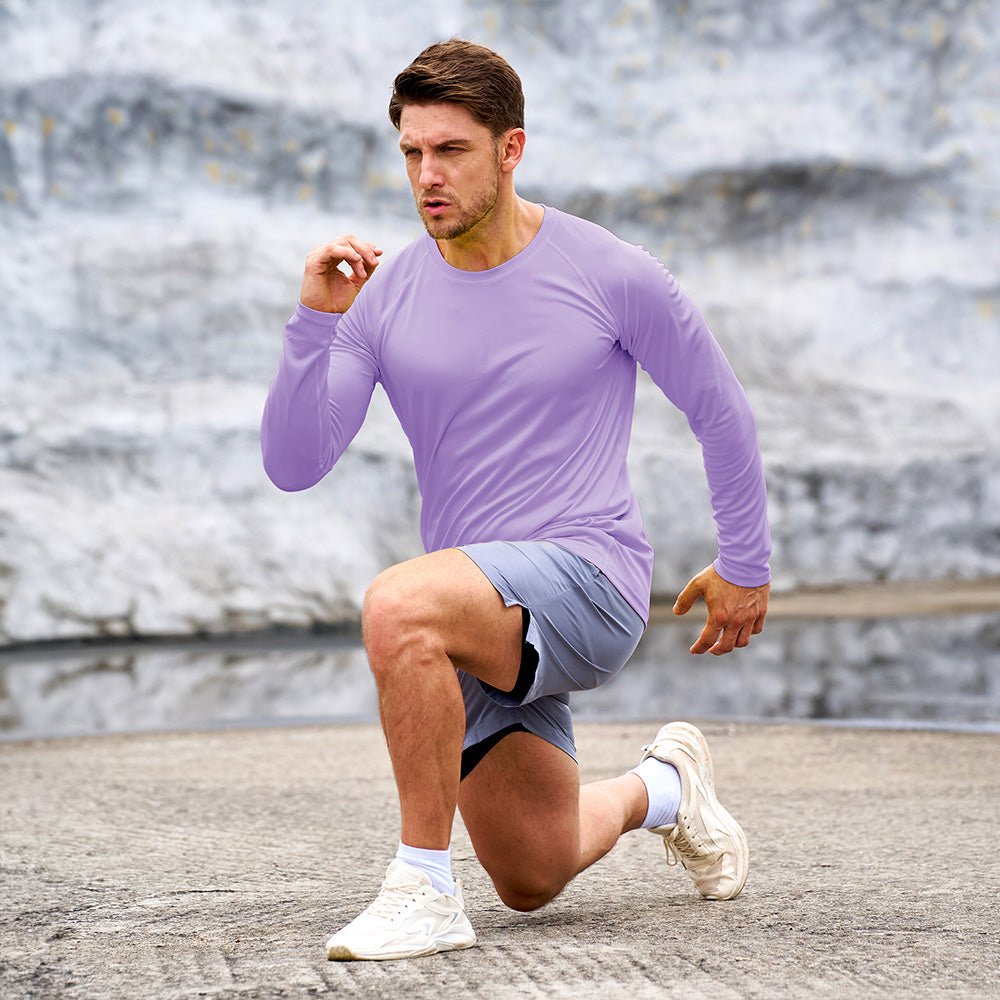 Men's UPF 50+ Quick Dry Shirt - Sun Protection for Hiking