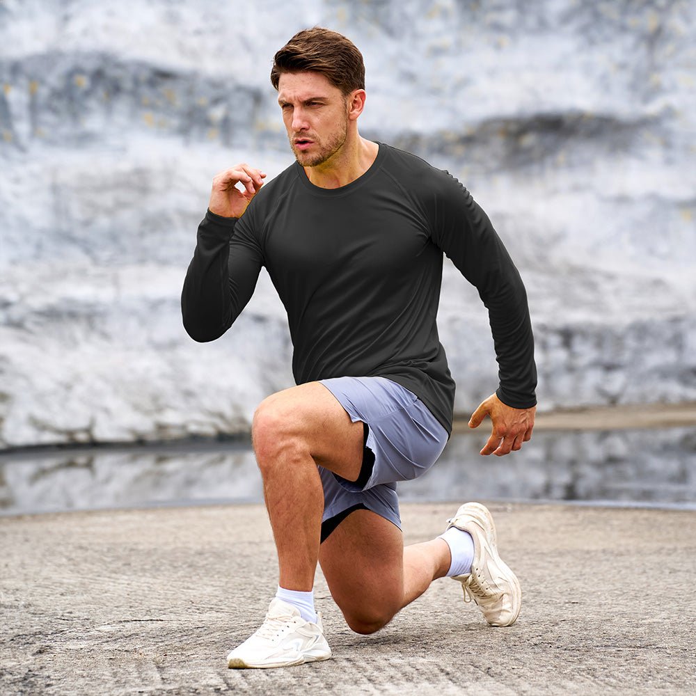 Men's UPF 50+ Quick Dry Shirt - Sun Protection for Hiking