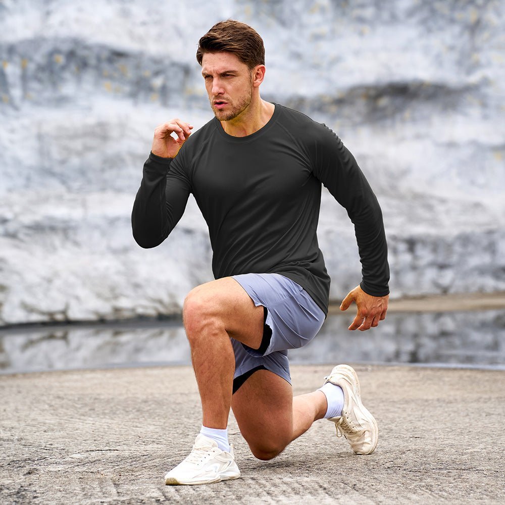 Men's UPF 50+ Quick Dry Shirt - Sun Protection for Hiking - veyora