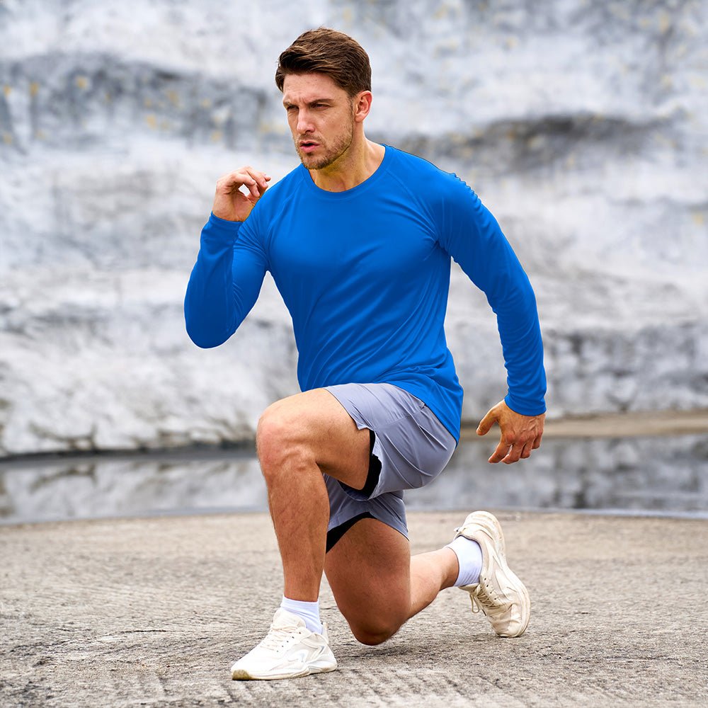 Men's UPF 50+ Quick Dry Shirt - Sun Protection for Hiking