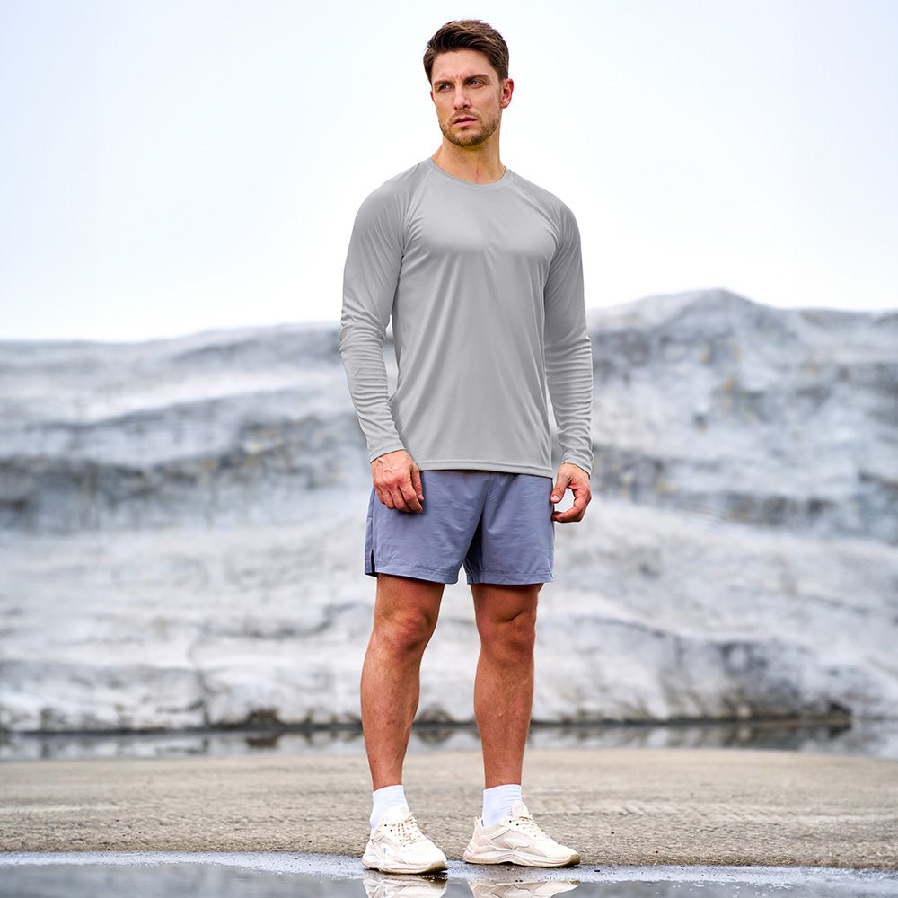 Men's UPF 50+ Quick Dry Shirt - Sun Protection for Hiking