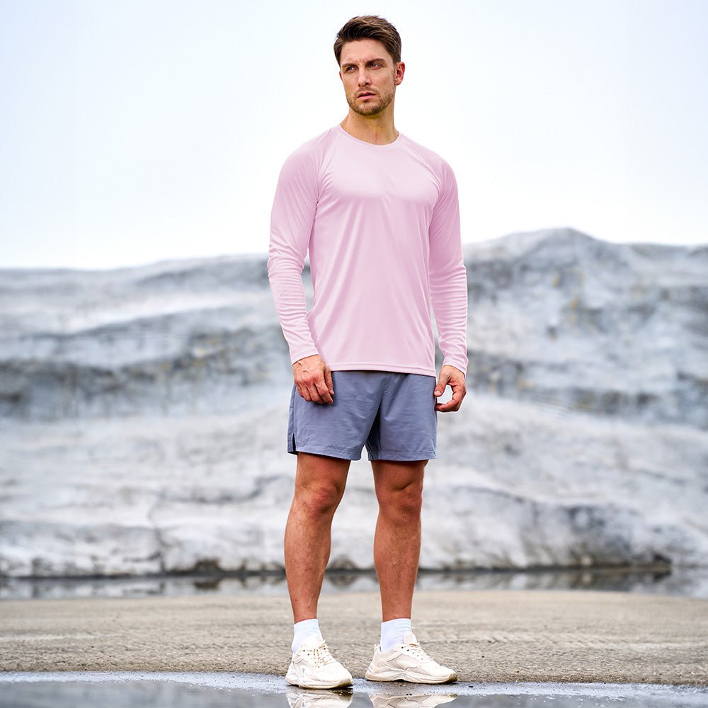 Men's UPF 50+ Quick Dry Shirt - Sun Protection for Hiking