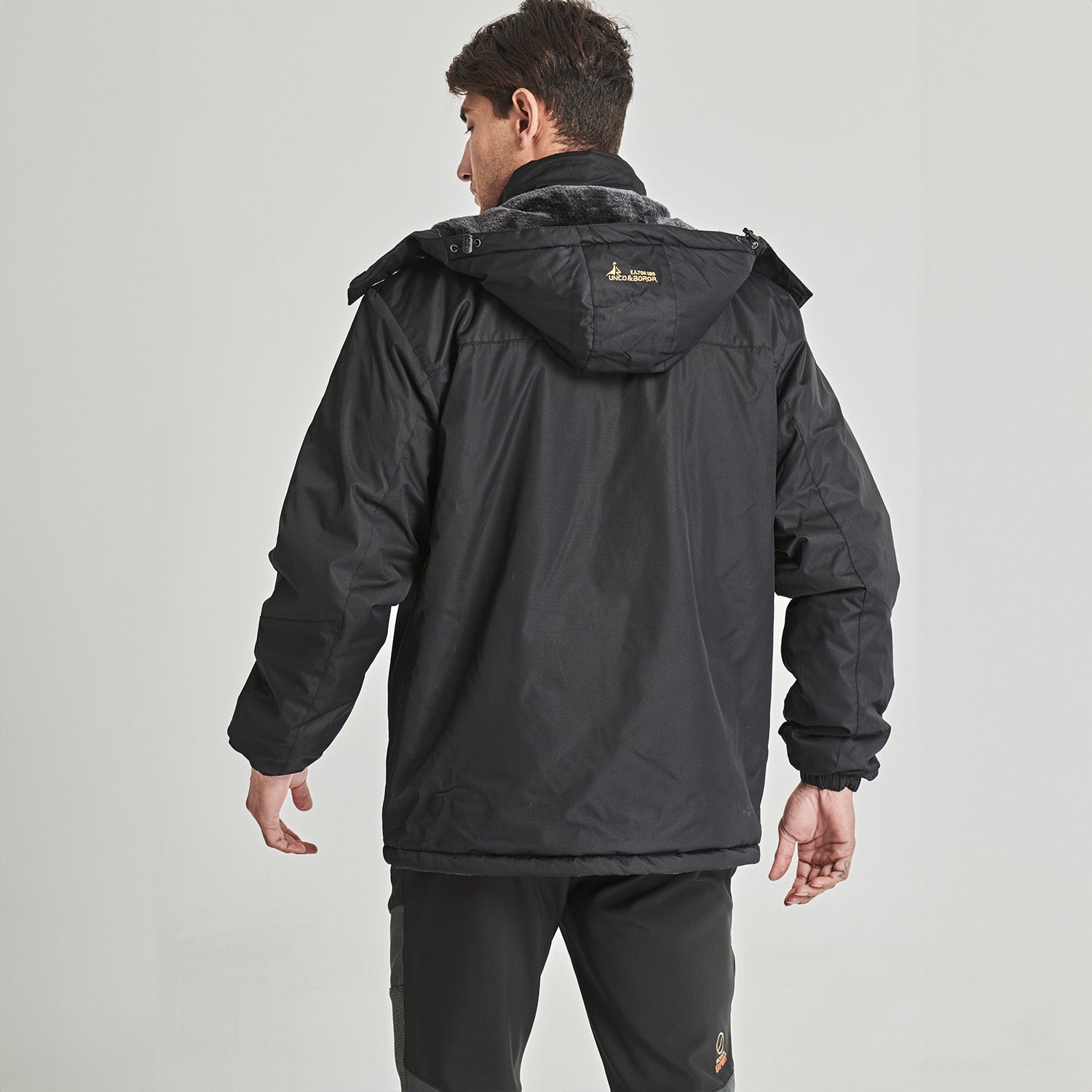 Men's Water-Repellent Winter Ski Jacket with Fleece Lining