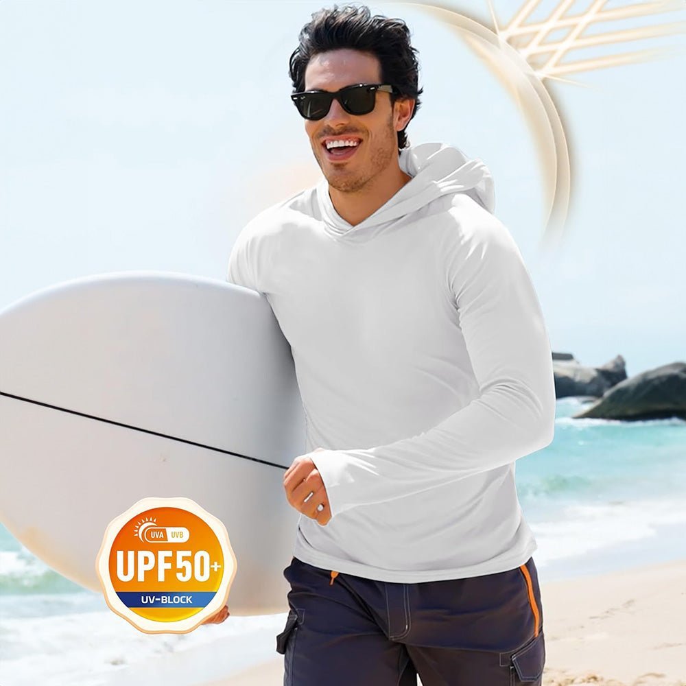【New In】Men's Sun Shirt UPF 50+ Quick Dry Hoodie - veyora