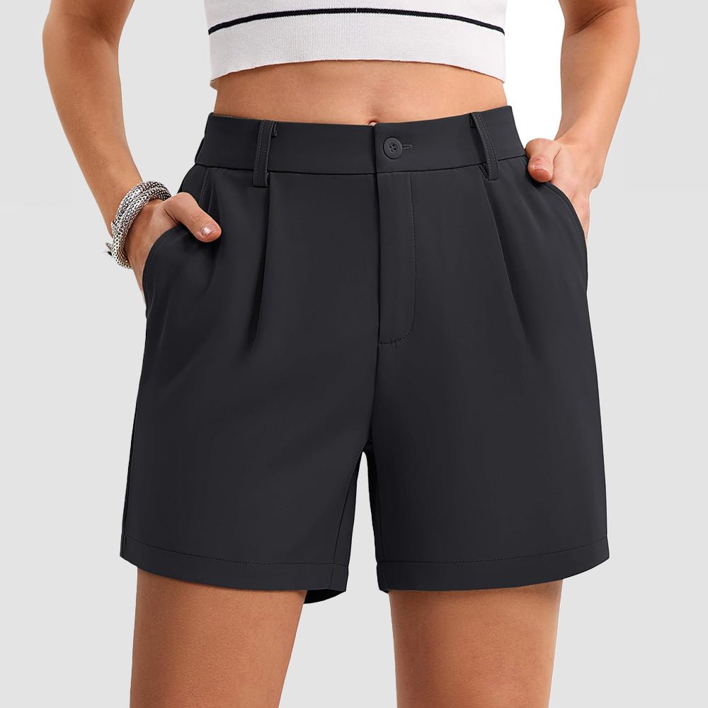 Women's Tailored Summer Shorts with Pockets
