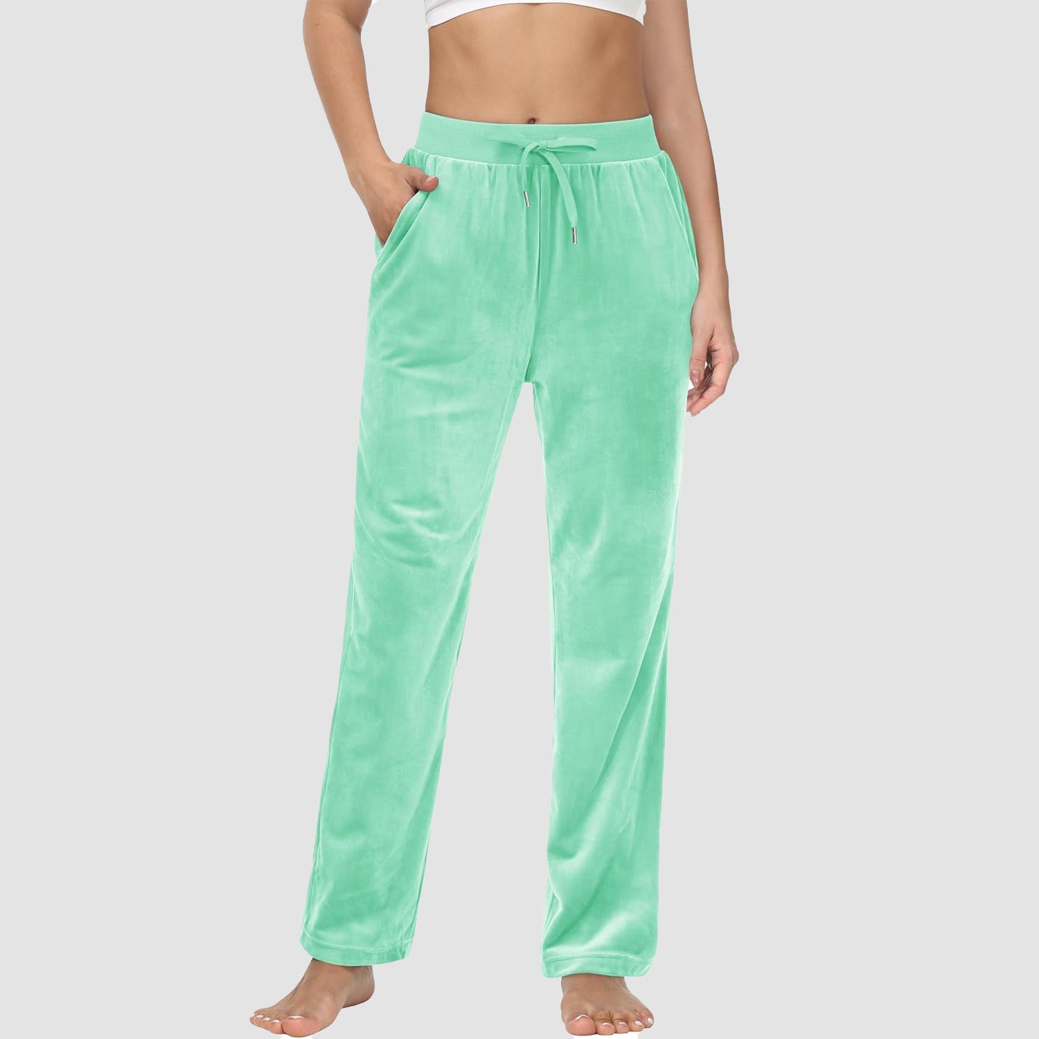 Women's Fleece Jogger Pants - Comfy Lounge & Yoga Sweatpants