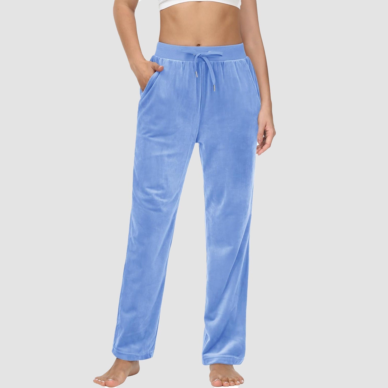 Women's Fleece Jogger Pants - Comfy Lounge & Yoga Sweatpants