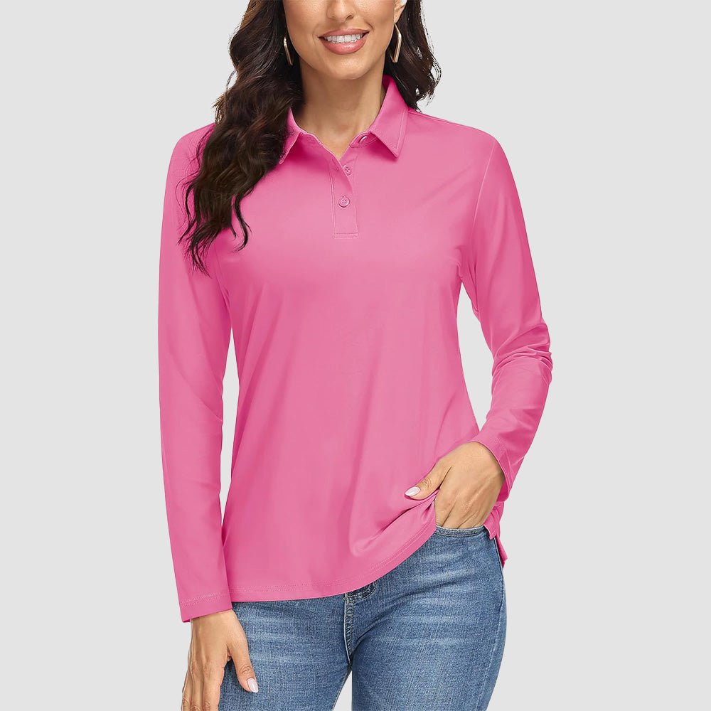 Women's UPF 50+ Long Sleeve Golf Shirts