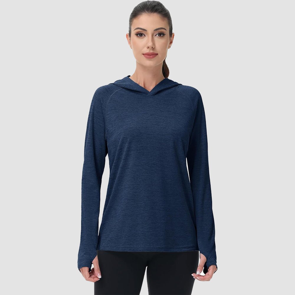 Women's Mint Hoodie UPF 50+ Sun Protection Shirt with Thumb Hole - veyora