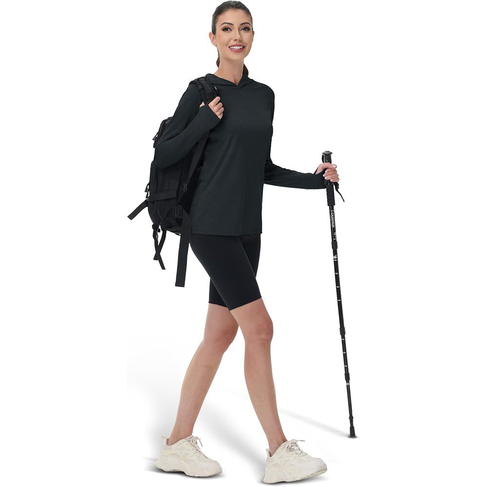 Women's Mint Hoodie UPF 50+ Sun Protection Shirt with Thumb Hole
