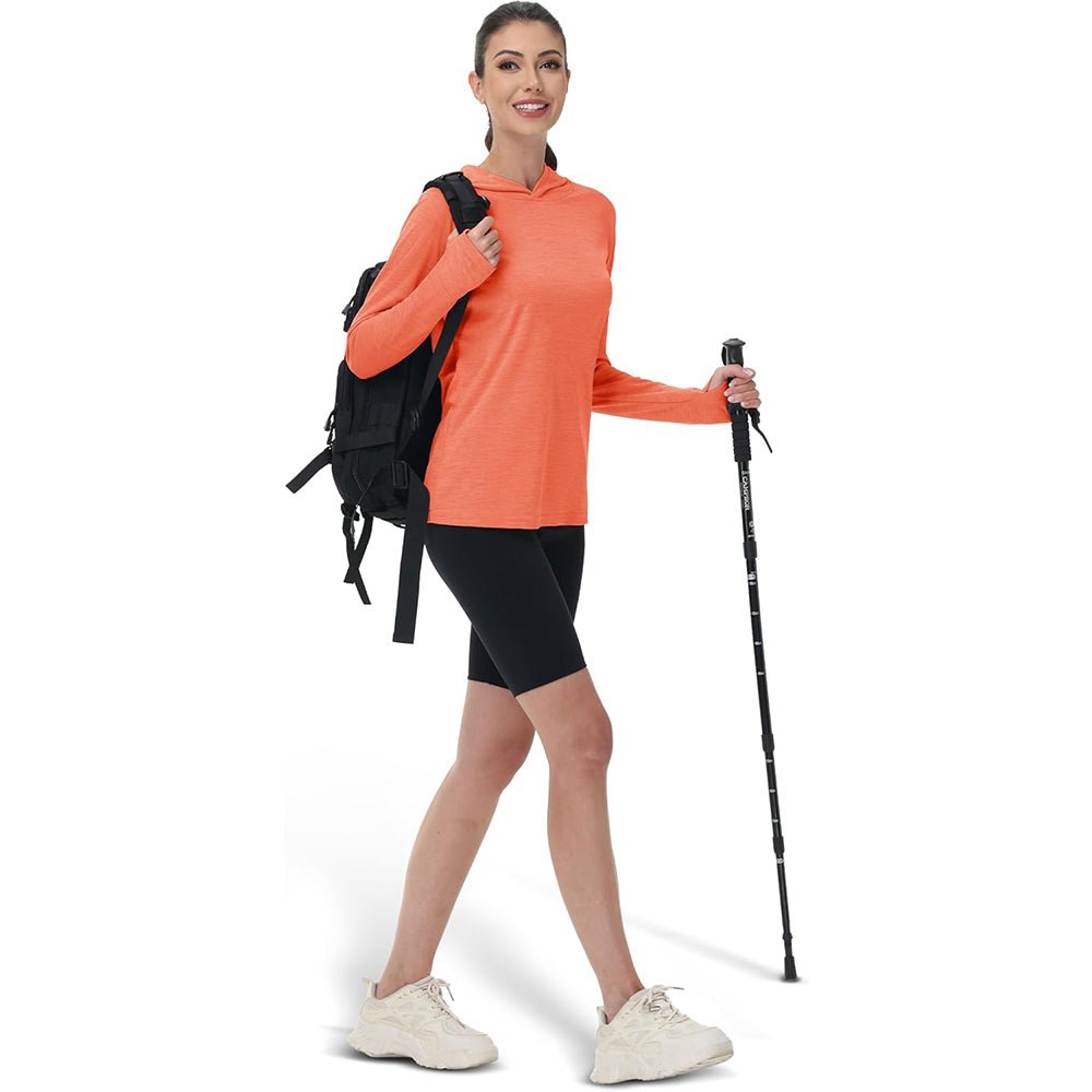 Women's Mint Hoodie UPF 50+ Sun Protection Shirt with Thumb Hole