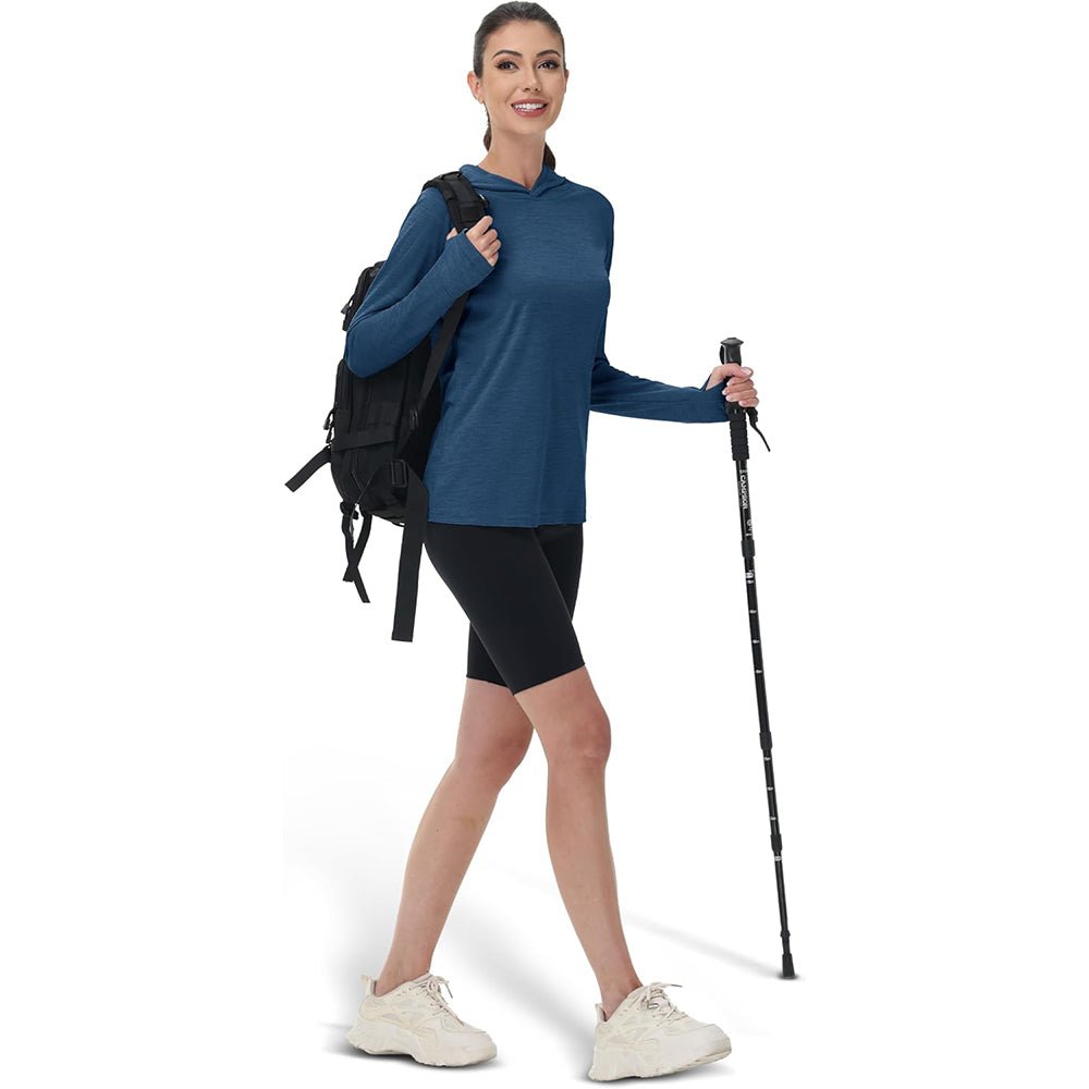Women's Mint Hoodie UPF 50+ Sun Protection Shirt with Thumb Hole