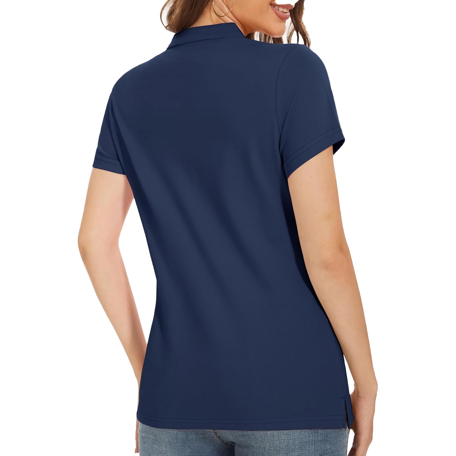 Women's Polo Shirt Cotton Summer Uniform - veyora