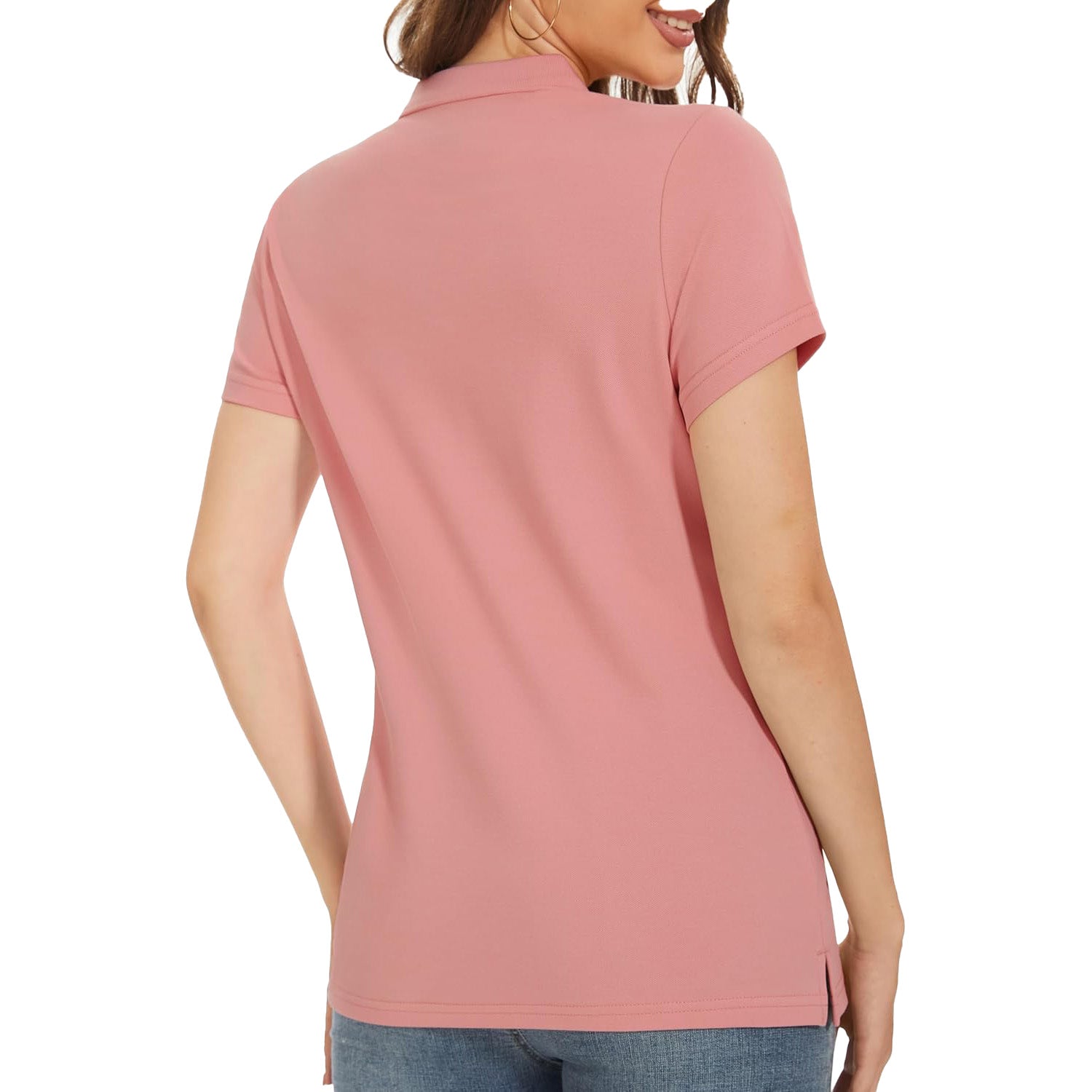 Women's Polo Shirt Cotton Summer Uniform - veyora