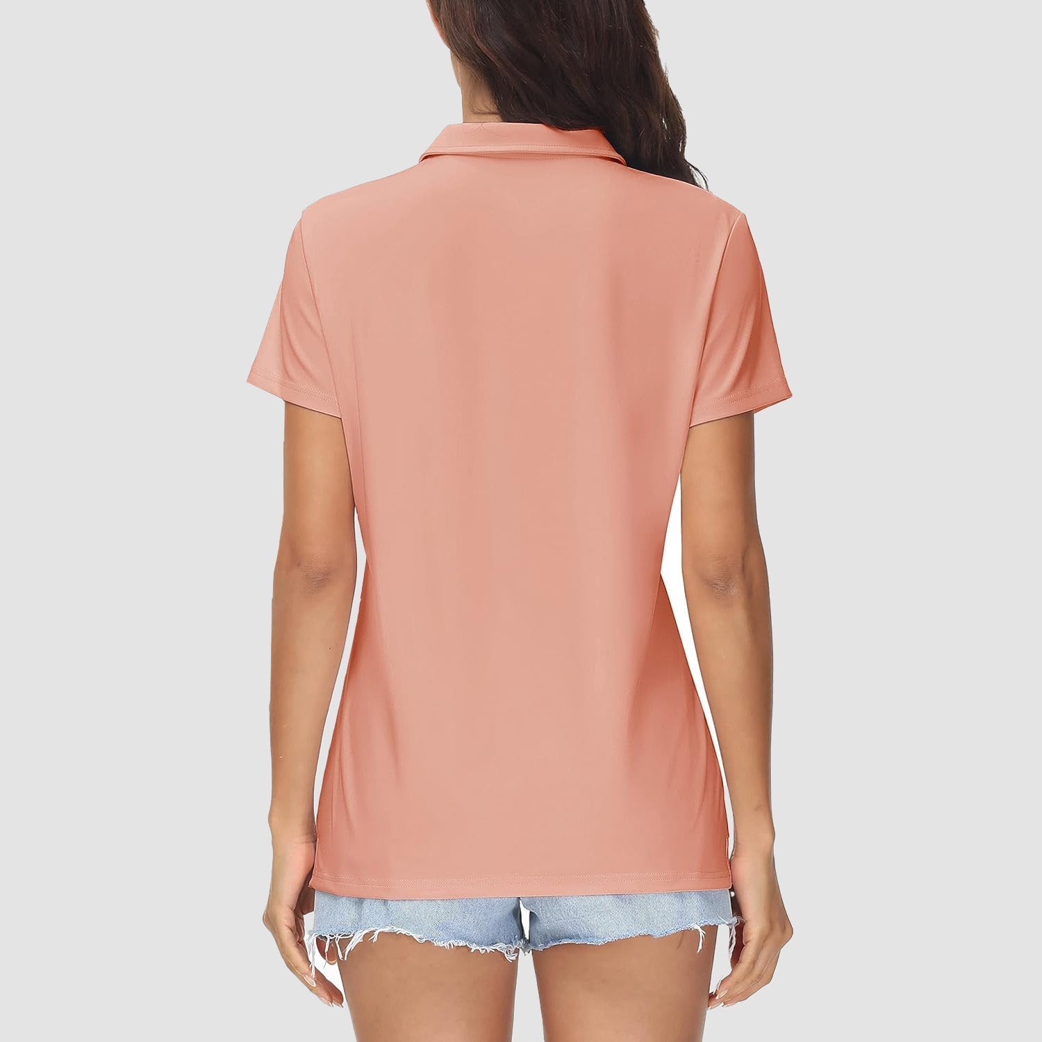 Women's UPF 50+ Sun Protection Polo Shirt, Quick-Dry