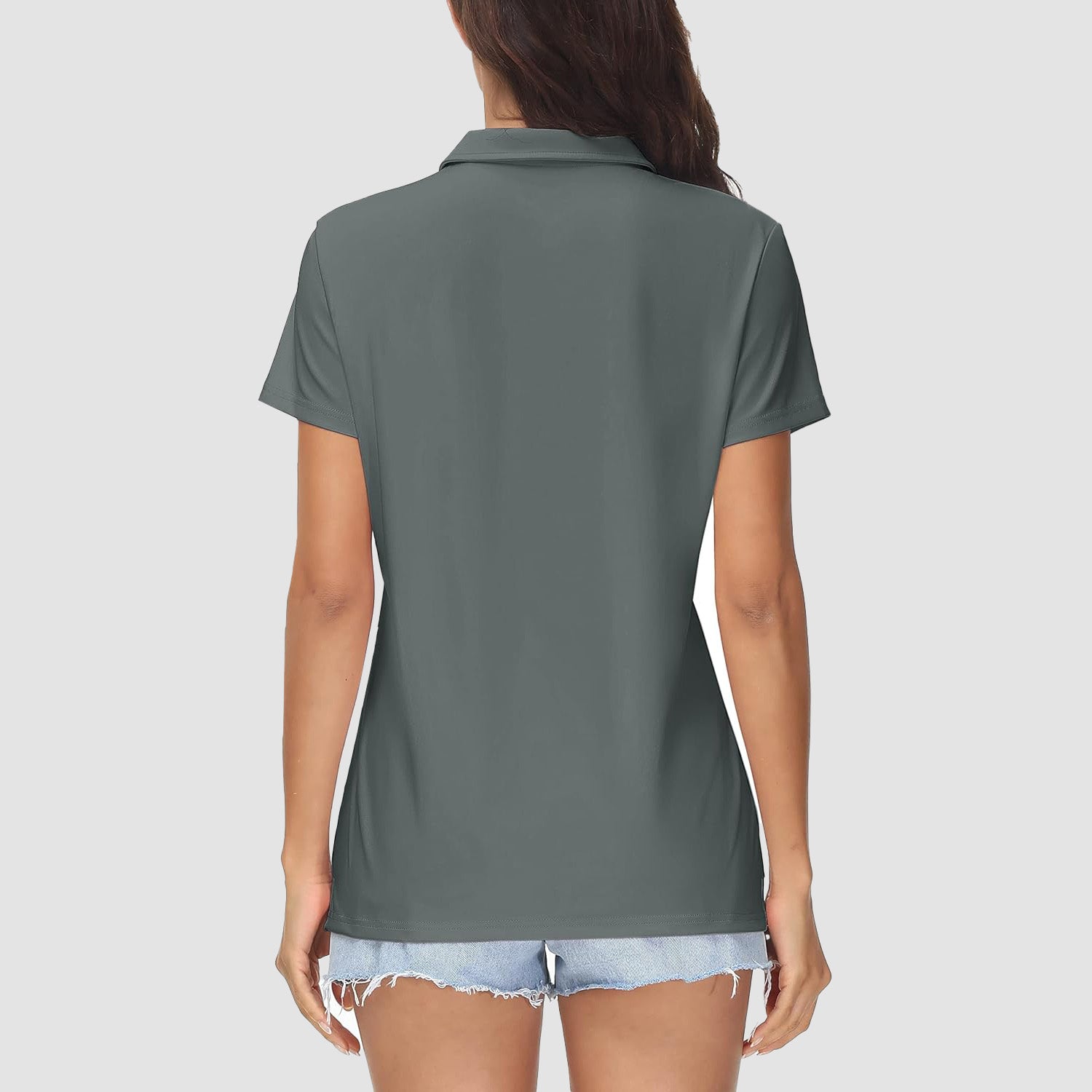 Women's UPF 50+ Sun Protection Polo Shirt, Quick-Dry