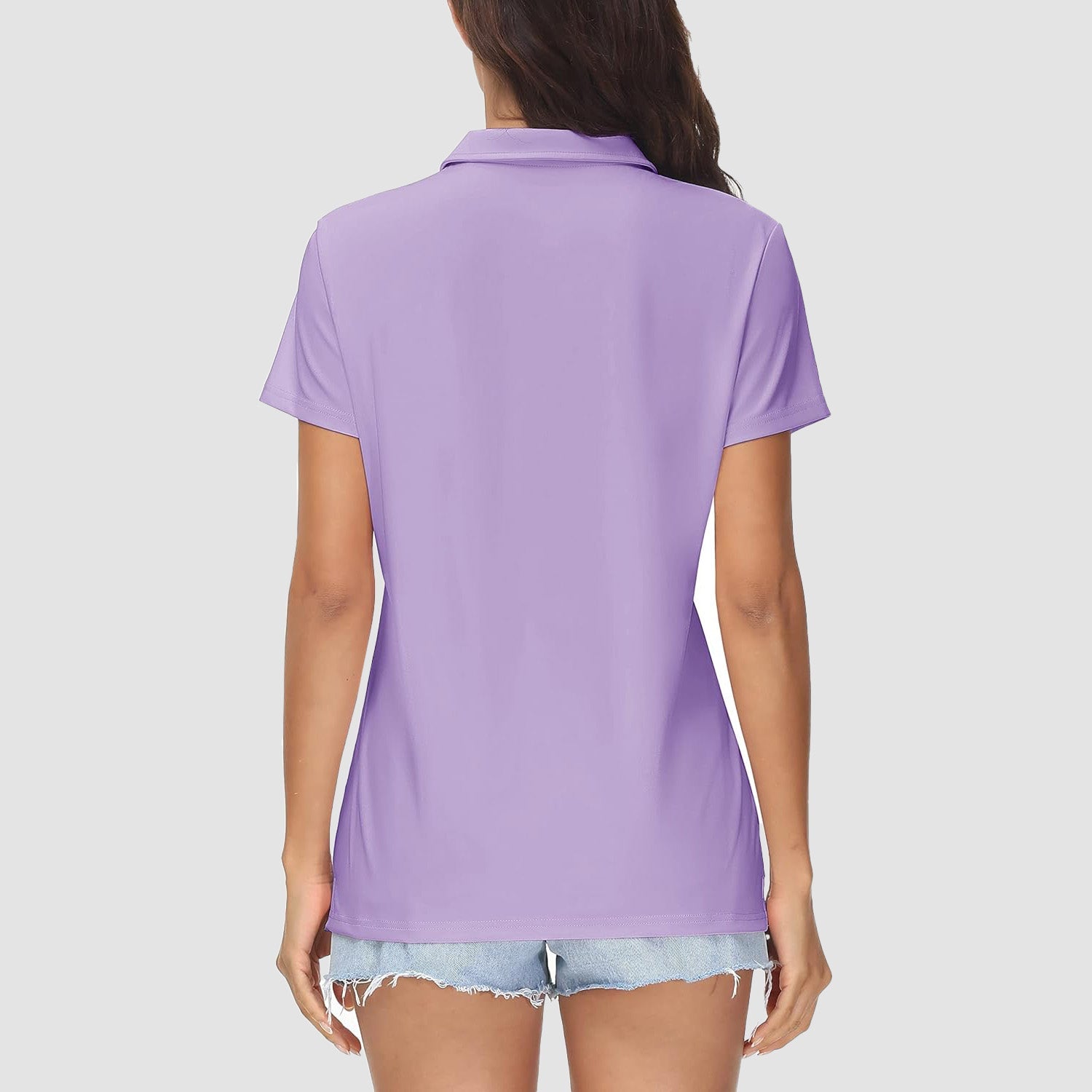 Women's UPF 50+ Sun Protection Polo Shirt, Quick-Dry