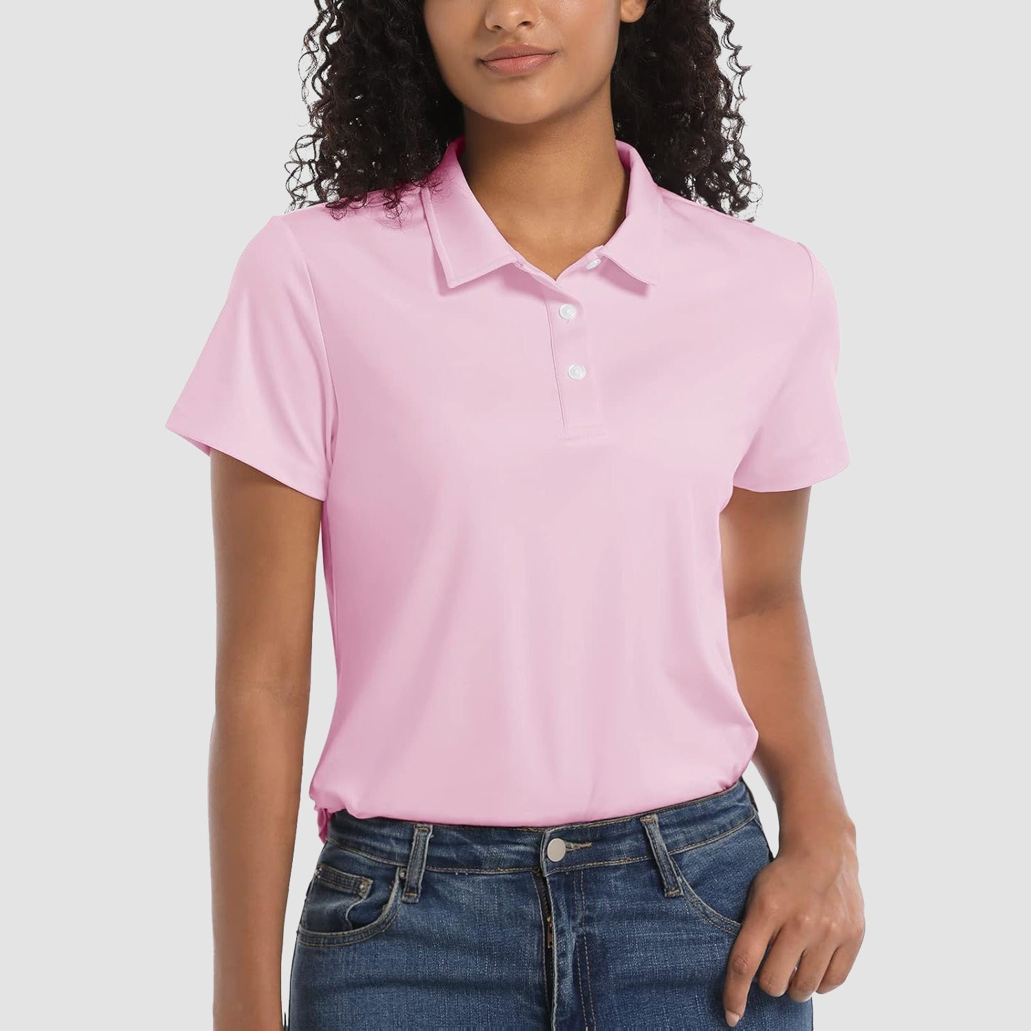 Women's UPF 50+ Sun Protection Polo Shirt, Quick-Dry