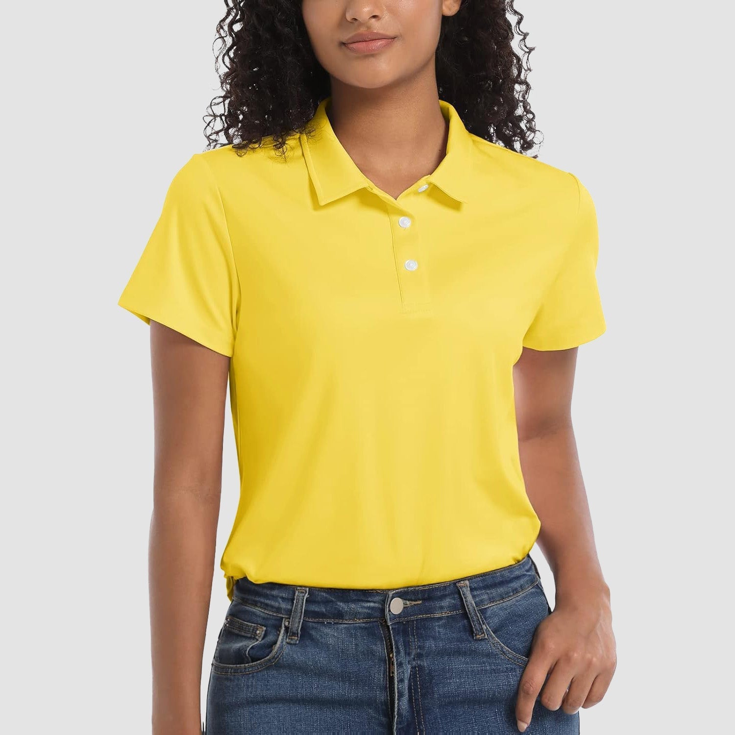 Women's UPF 50+ Sun Protection Polo Shirt, Quick-Dry