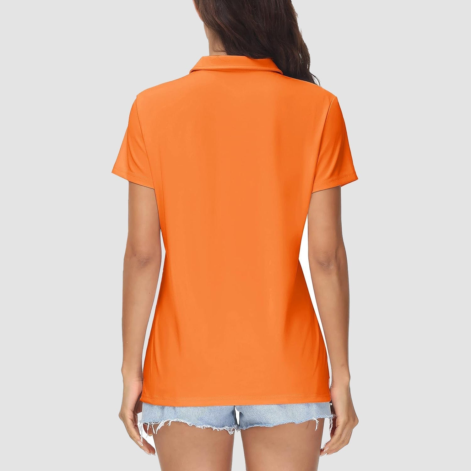 Women's UPF 50+ Sun Protection Polo Shirt, Quick-Dry