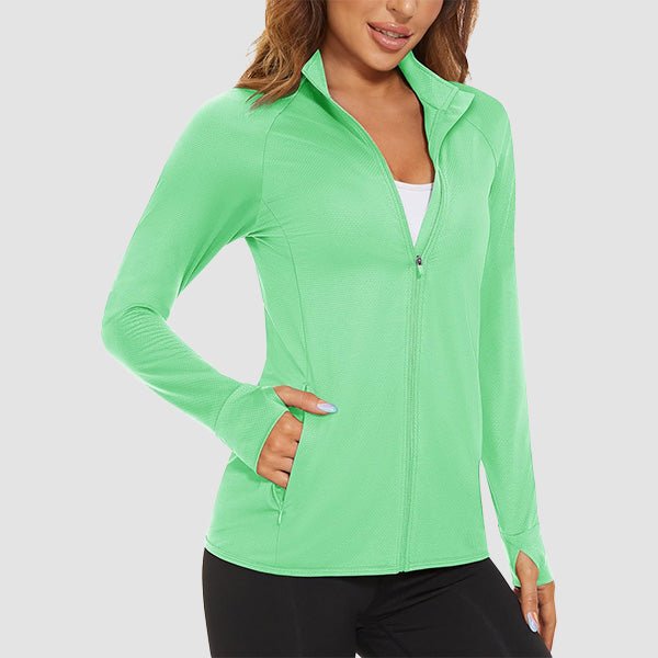 Women's UPF 50+ Sun Protection Tennis Jacket Long Sleeve