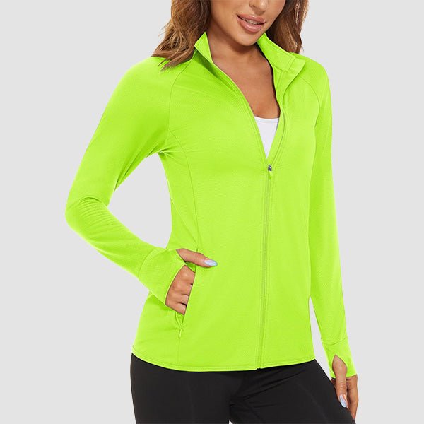 Women's UPF 50+ Sun Protection Tennis Jacket Long Sleeve