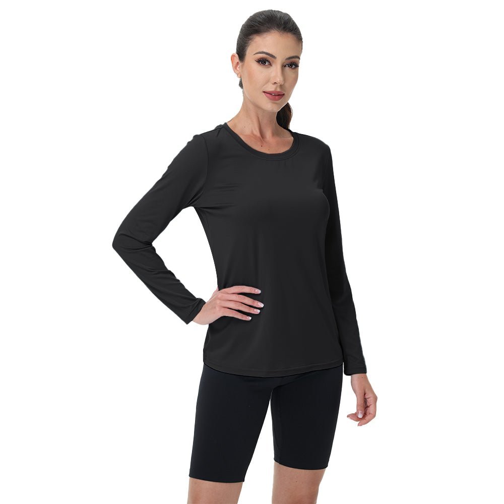 Women's UPF 80+ Long Sleeve Sun Protection Quick - Dry Shirt - veyora