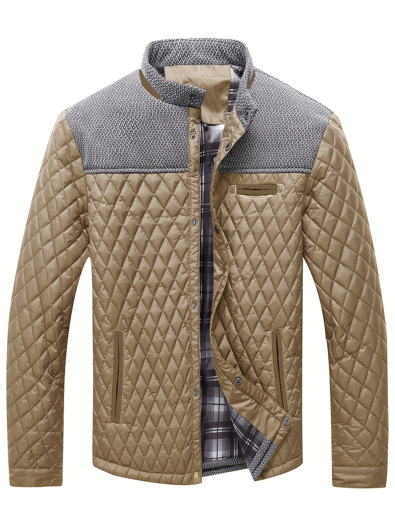 Men's Lightweight Warm Jacket, US Sizes - veyora
