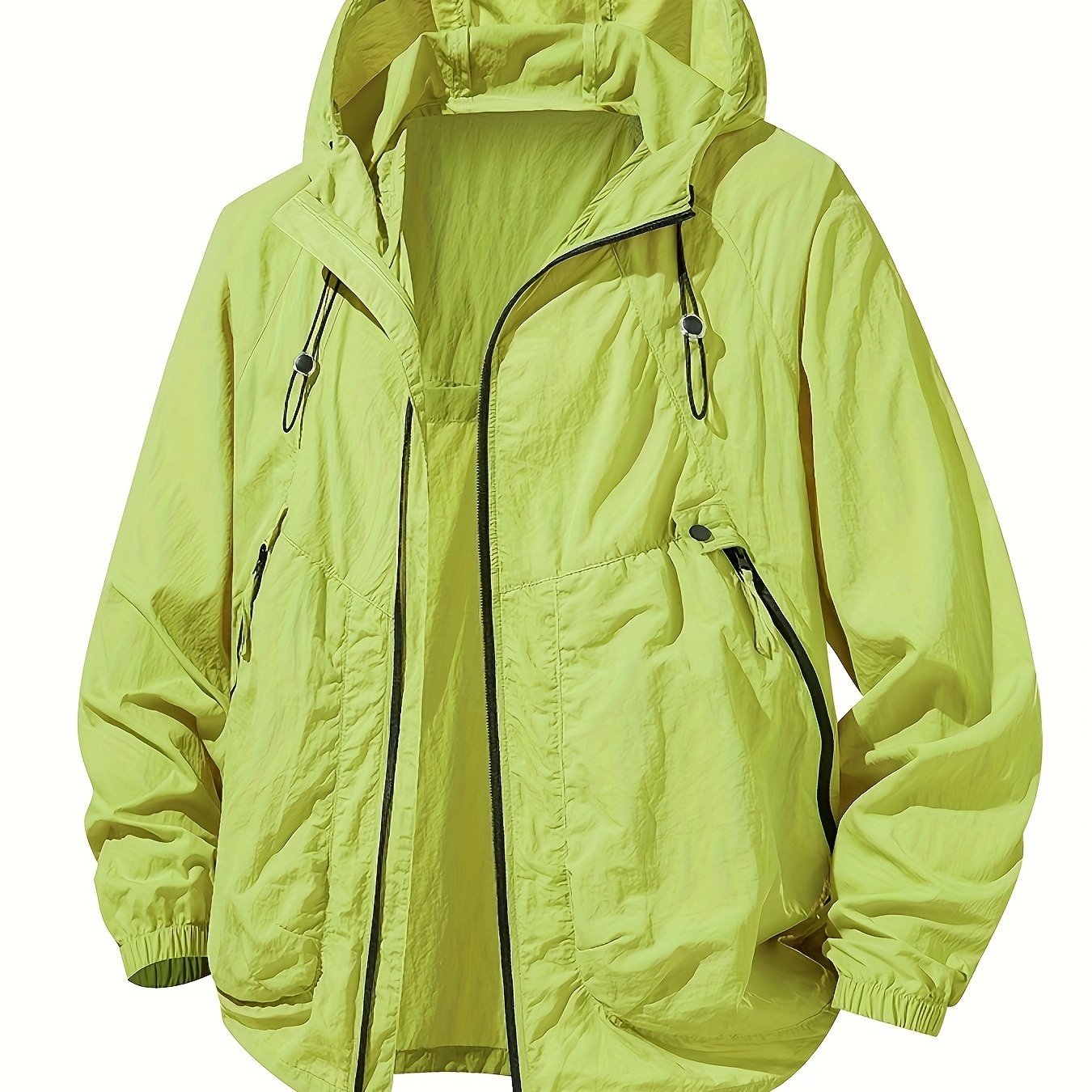Men'S Lightweight Summer Outdoor Jacket with Large Zippered Pockets - Breathable, Quick - Drying, And Casual Style, Perfect for Hiking, Rock Climbing, And Fishing. Spring And Summer Coat | Hooded Design | Zippered Jacket - veyora
