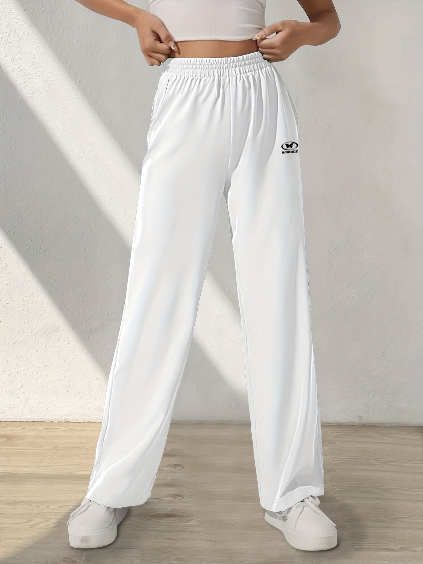 Women'S Long Pants for Spring And Autumn, Casual Trousers, Loose American Straight - Leg Pants - veyora