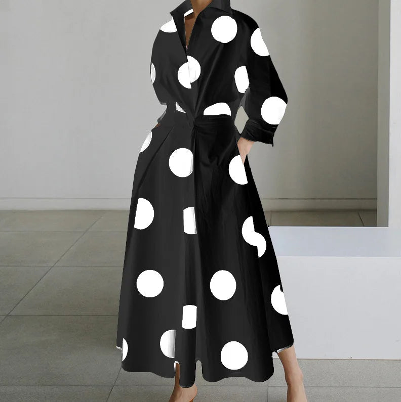 Elegant Printed Maxi Dress
