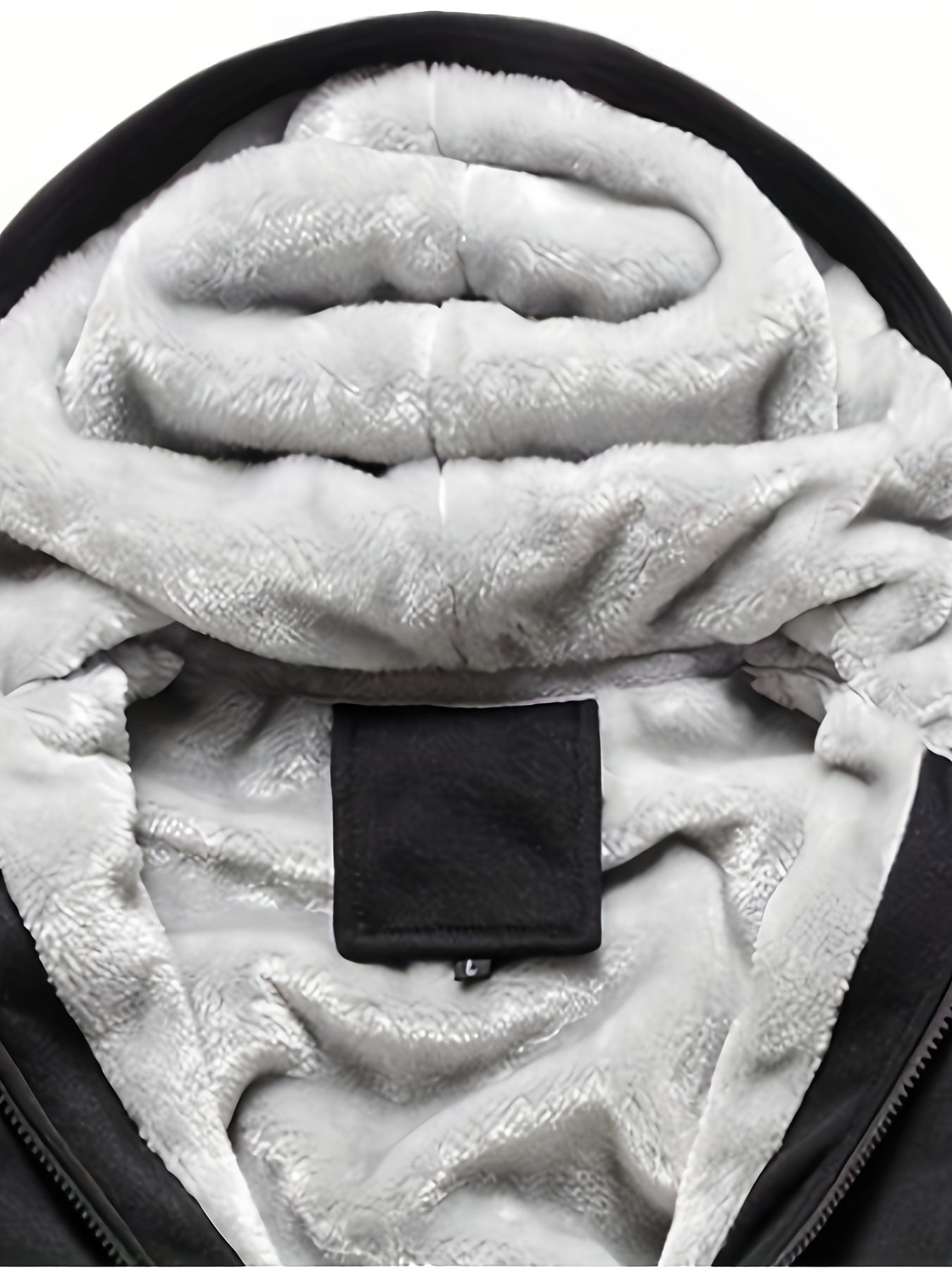 Color Block Fleece Hooded Jacket - Winter Warm Zipper Casual Hoodie - Women's Clothing