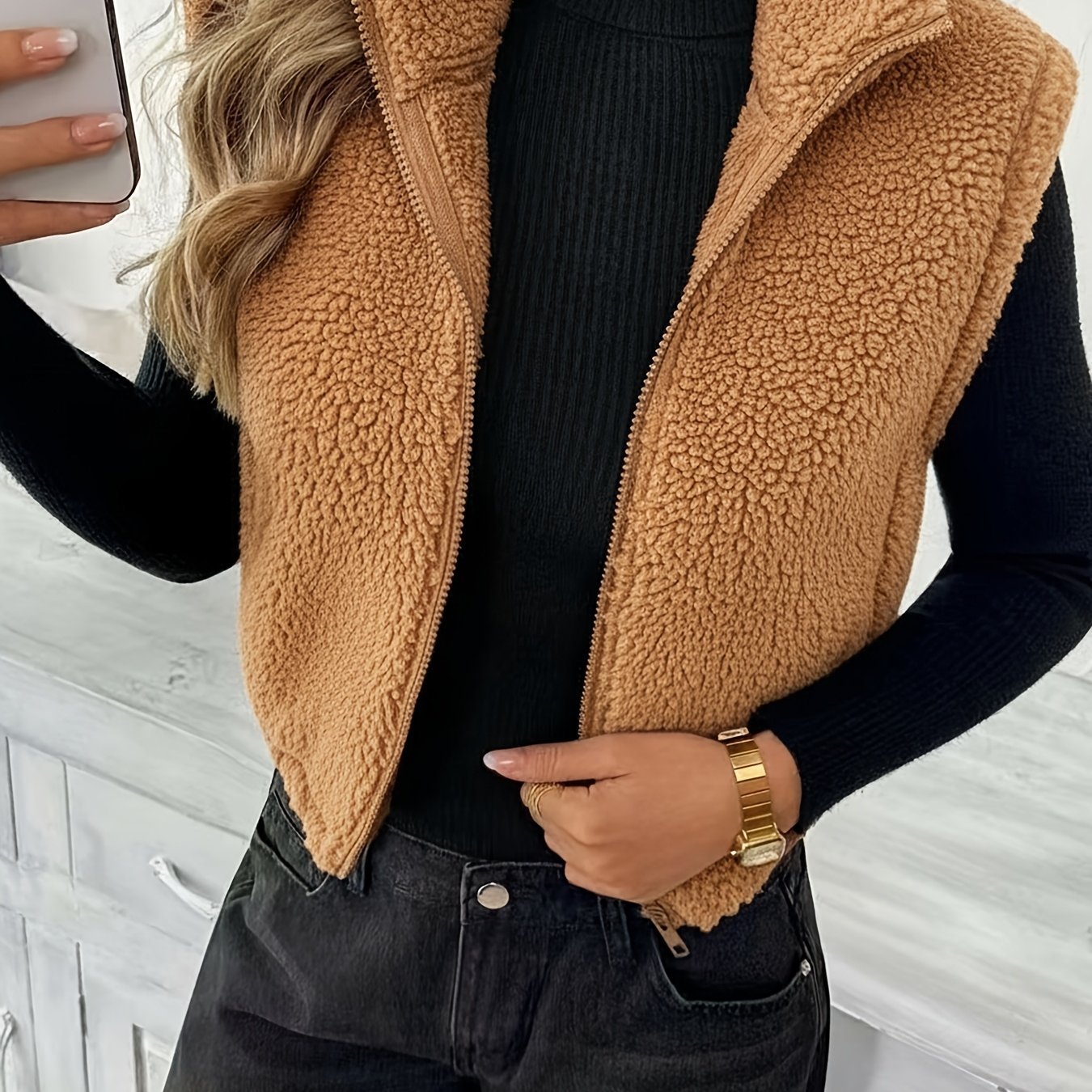 Ladies' Stylish Sleeveless Vest - veyora