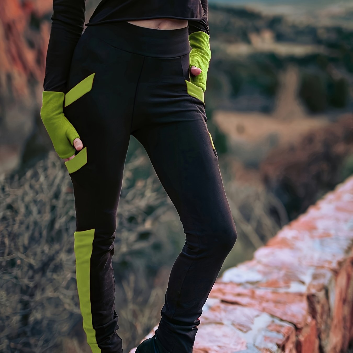 4 - pocket feature, trendy casual pants for individuals, color - blocked slim - fit butt - lifting leggings, nightclub hotpants, tight - fitting stretchy joggers, contrasting straight - leg trousers, long skinny pants, and outdoor s pants - veyora